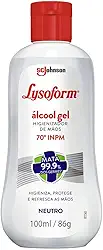 Lysoform Alcool em Gel 70 INPM, Desinfetante e Higienizador, 100ml