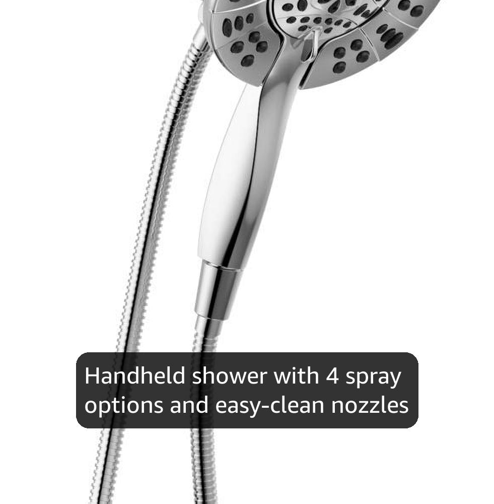 Delta Arvo 14 Series Chrome Shower Faucet Set with In2ition 2-in-1