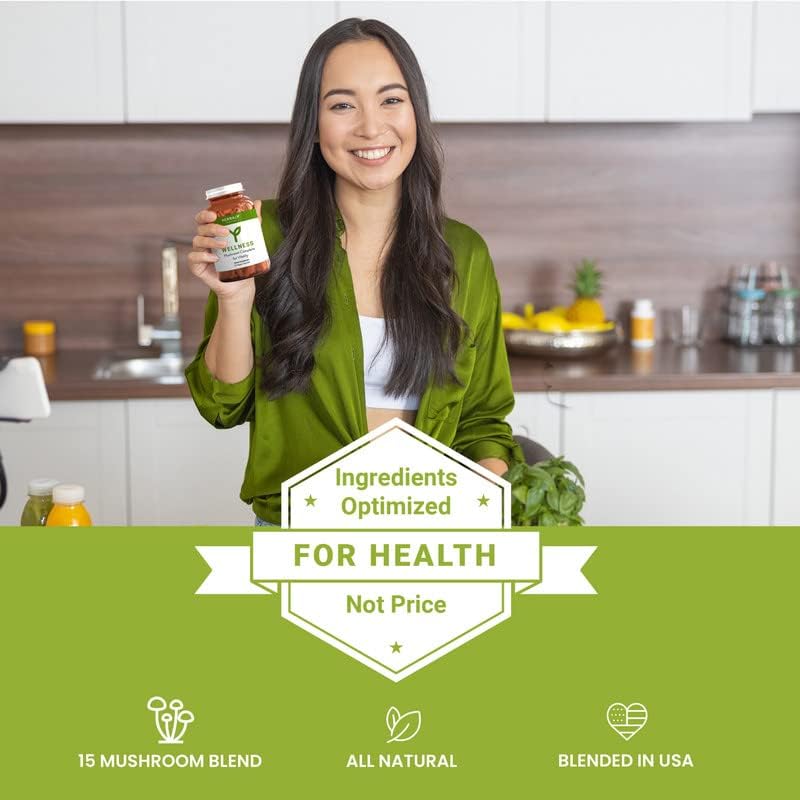 Miniatura 3 de HERBALY Cápsulas de hongos completos para Vitality Veg