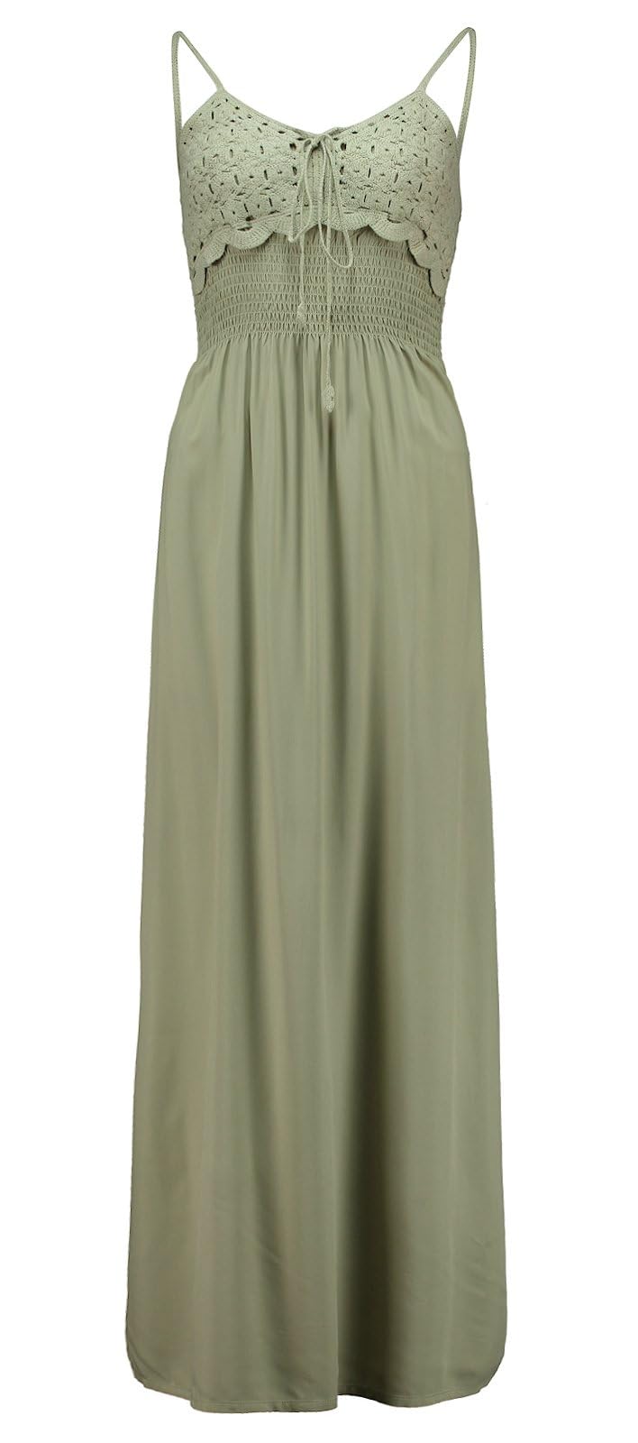 Hailys Damen Viskose Maxi Träger-Kleid Ka44ja