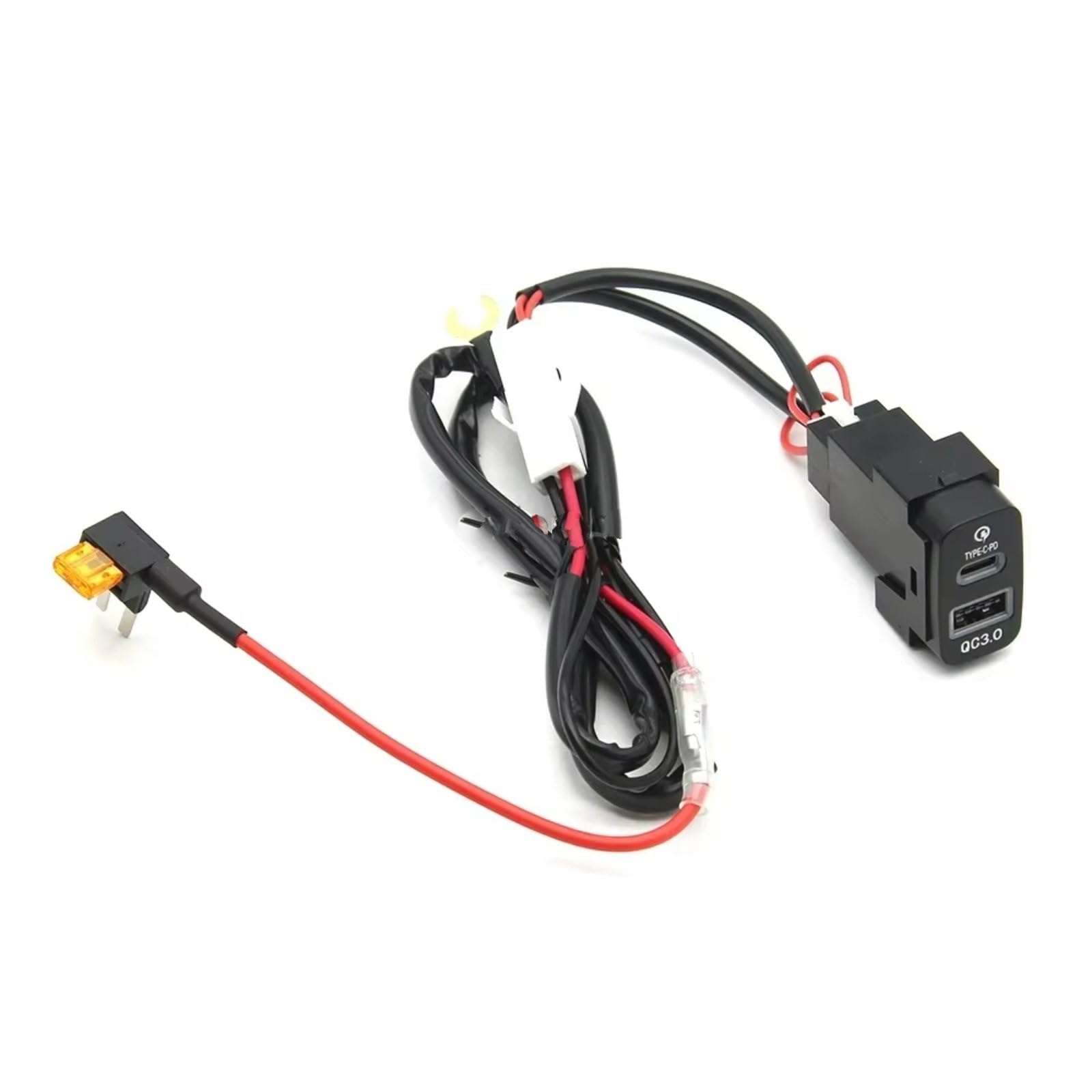 Consola Central Con Puerto USB Compatible Con Mitsubishi Para Outlander Puertos Duales Coche Para TYPE-C PD QC3.0 Rápido Toma Interfaz Cargador Puerto USB Coche