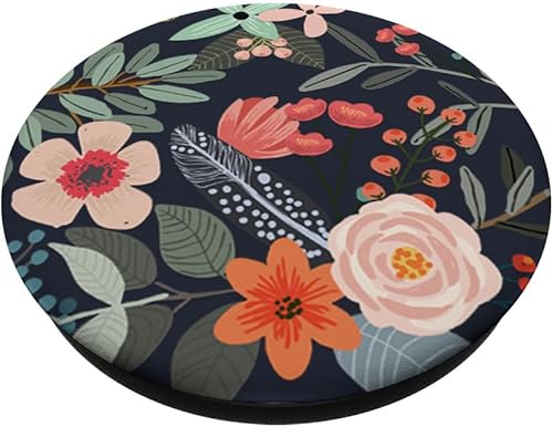 Miniatura 2 de Lindo colorido jardín botánico patrón floral PopSockets PopGrip agarre intercambiable para teléfonos y tabletas