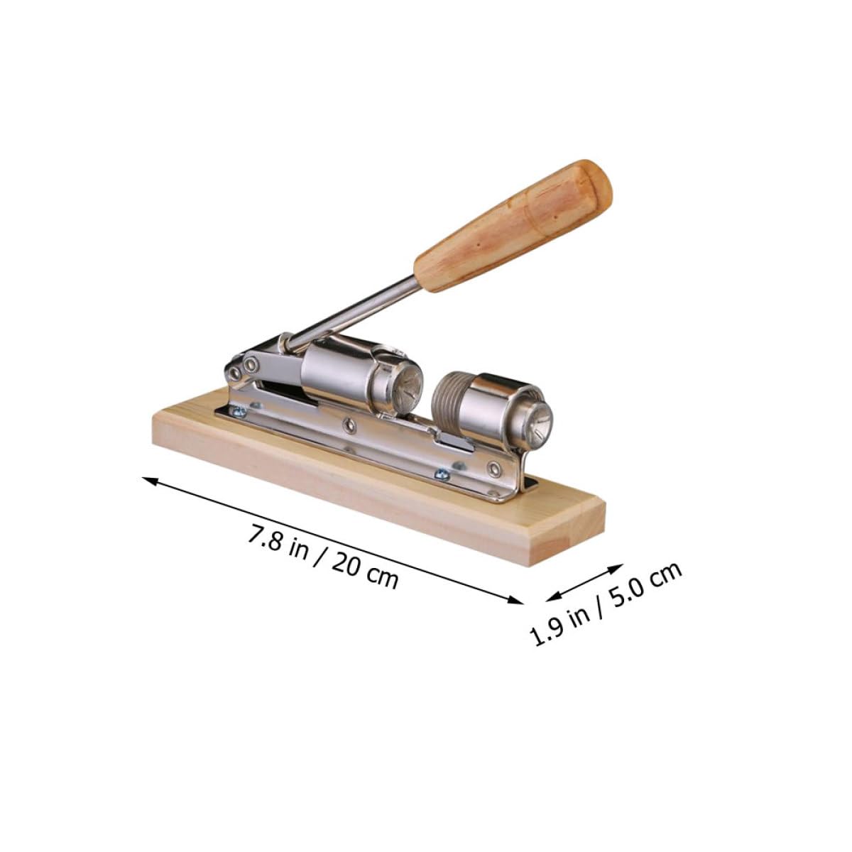 Kichvoe Casse-Noix Mécanique en Acier Inoxydable, Outil D’Ouverture Multifonction pour Noix, Noisettes et Amandes, Pince de Serrage Résistante Cuisine, Ouverture Facile et Rapide, 1 Pièce