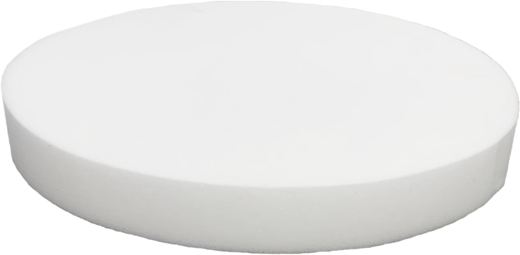 FoamRush 2" x 17" Diameter Premium Quality High Density Upholstery Foam (Bar Stools, Seat Cushion, Pouf Insert, Patio Round Cushion Replacement) Made in USA
