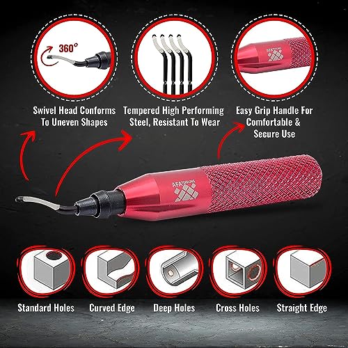 Afa Tooling Approved For Automotive DEBURRINGTOOL_RED_NEW_15BLADES Afa Tooling - Deburring Tool thumb #1