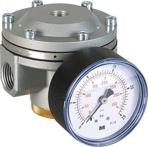 Druckregler G1/2 DR-I-G1/2i-25-0,5/16-Z-ST3 - Baureihe Standard 3 pneumatisch ferngesteuert mit Manometer