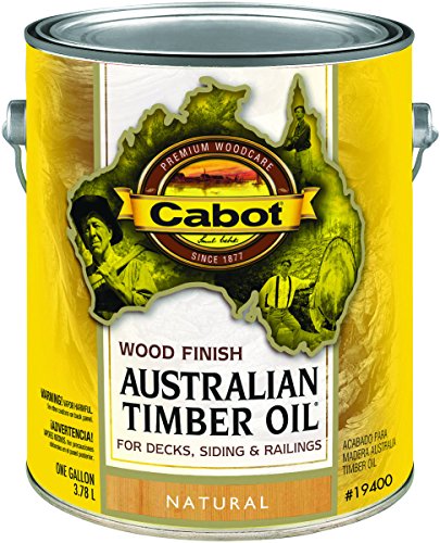 Cabot Transparent Neutral Oil-Based Natural Oil/Waterborne Hybrid Australian Timber Oil 1 gal.