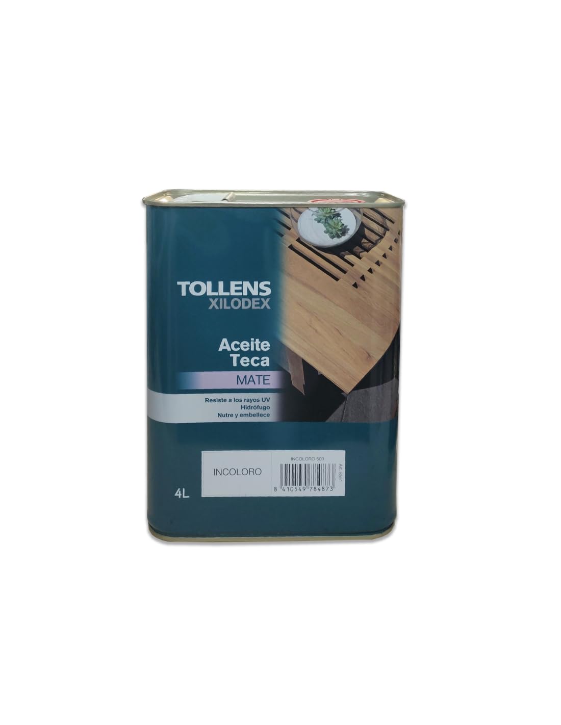 Tollens Aceite Teca Incoloro 4 Lt