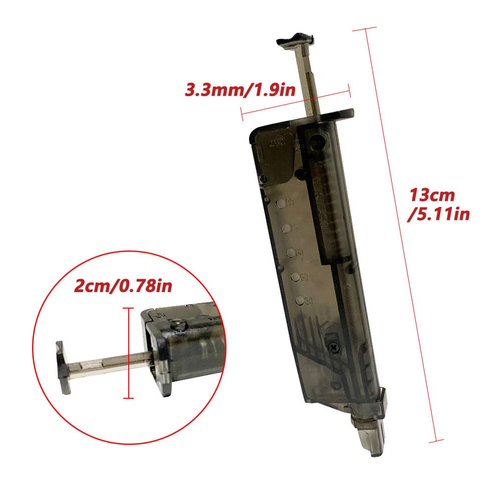 Airsoft, caricabatterie rapido per softair, caricatore tattico per paintball, gioco di guerra, tattica militare, accessori per la caccia rapida, rivista per palline da 6 mm, 100 giri