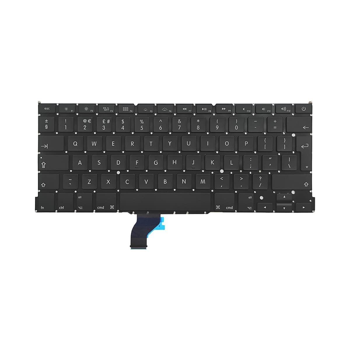 SPARETRONIX Keyboard for MacBook Pro 13 A1502 2013 Retina UK