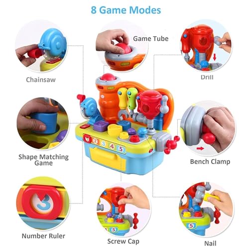 Powertrc PS907 Little Engineer Multifunctional Musical Learning Tool Workbench thumb #6