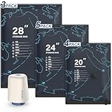 Zeclu 12 Pack Vacuum Seal Bags for Clothing Travel with Electric Air Pump, Packing Cubes Compression for Luggage, Home Storage, Airplane Travel Essentials