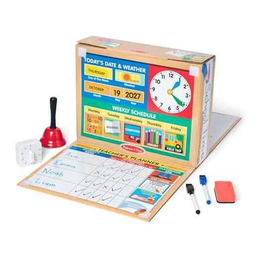 Melissa & Doug School Time! Classroom Play Set