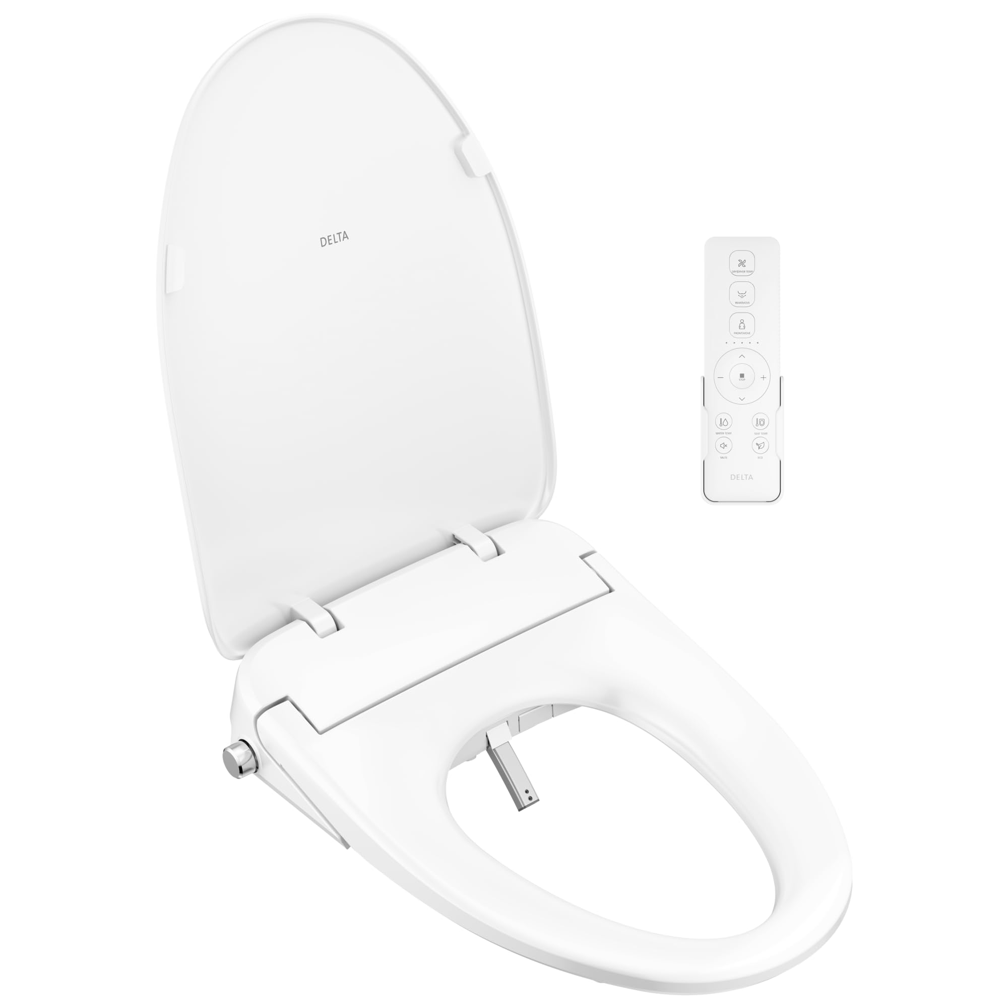 Delta Faucet Refresh Premium Elongated Electric Bidet Toilet Seat Warm Water Bidet Heated Seat Bidet Bidet Attachment for