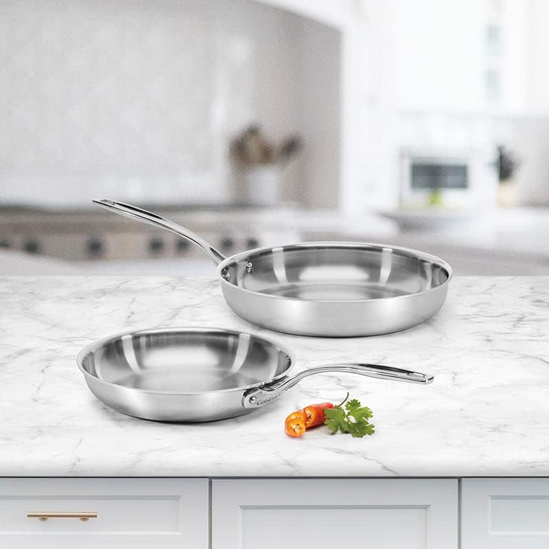 Cuisinart Custom-Clad 5-Ply Stainless Steel Fry Pan Set Cuisinart Custom-Clad 5-Ply Stainless Steel Fry Pan Set