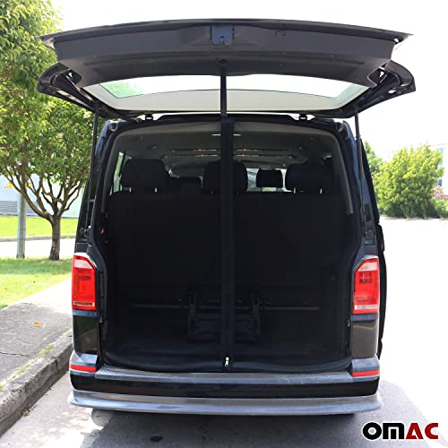 OMAC Mosquito Net Bug Magnetic Screen Tailgate for Ford Transit 2015-2024 Black 1 Pc