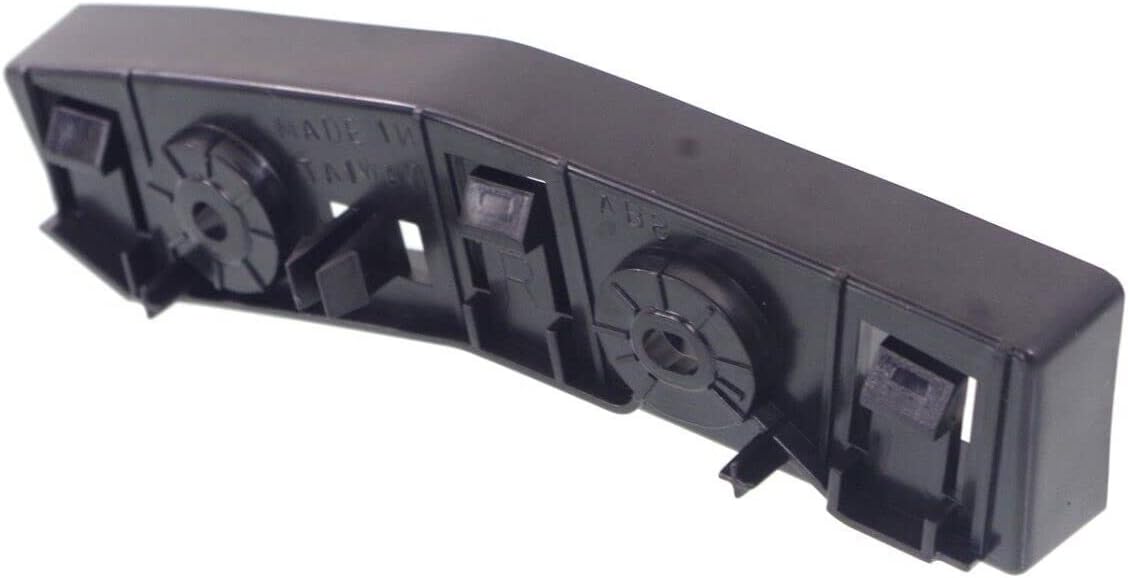 Front Left Driver & Right Passenger Side Set Of 2 Bumper Cover Support Bracket Mounting Retainer Brace Pair Replacement For 2014-2018 Jeep Cherokee Black Textured Plastic CH1032102 CH1033102