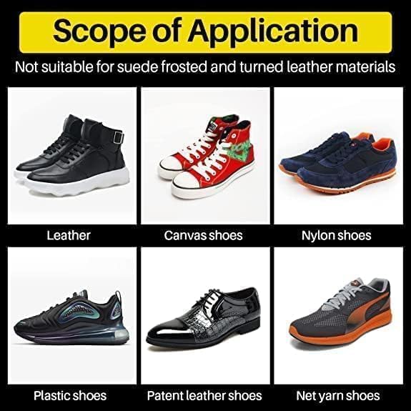 Image of Shoe Cleaning Wipes (80 PCS) - Instant Sneaker Cleaner Wipes for Shoes, White Shoes, Sports Shoes & Leather Footwear, Portable Stain Remover, Quick Cleaning Wet Wipes for Travel & Daily Use