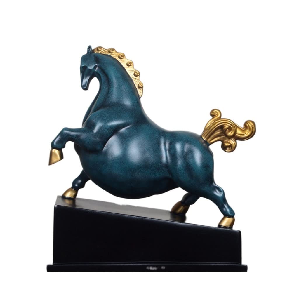 Aottsd D Aotts Tang Horse Feng Shui Ornament, Handicraft Home Ecor (Color )