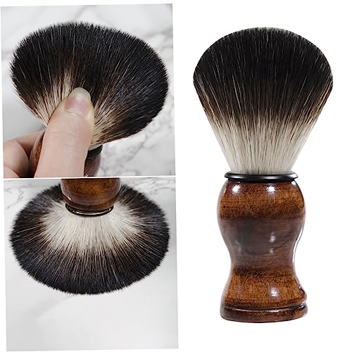 Baluue Beard Brush Men's Beard Softener and Exfoliator Travel Size Shaving Tool