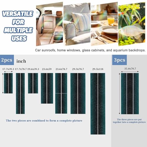 Película decorativa autoadherente para ventanas 2 pcs miniatura 5
