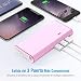POWERADD Batería Externa 10000mAh (3 USB, 5V 2A, Más 2.5A, con Linterna)...
