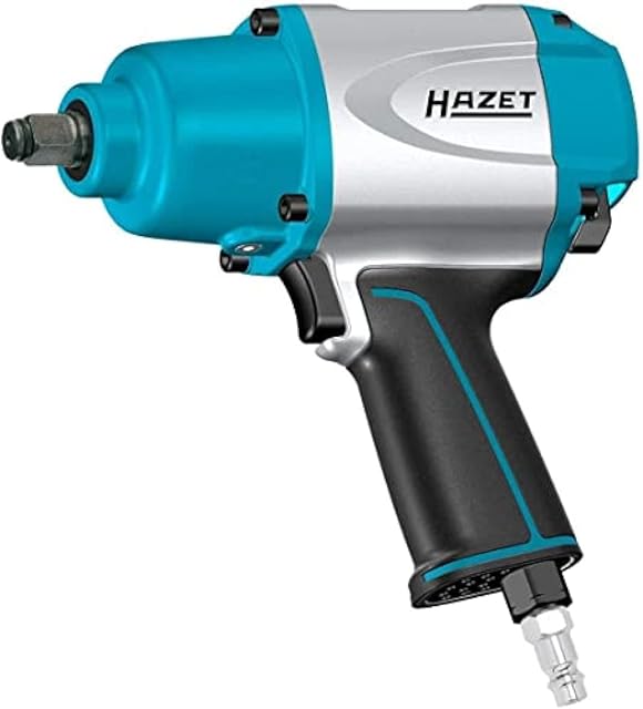 HAZET Klucz udarowy sprężone powietrze 9012SPC, Maks. moment odkręcający: 850 Nm, wyjście: kwadrat 12,5 mm, ciśnienie robocze: 6,3 bar, wysokowydajny mechanizm udarowy trzpienia