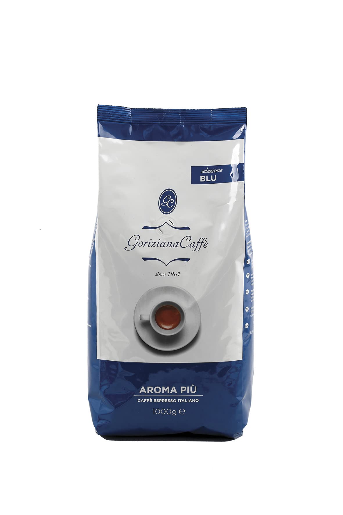 Caffe Goriziana Aroma Piu Blend Blue 1000g Korn