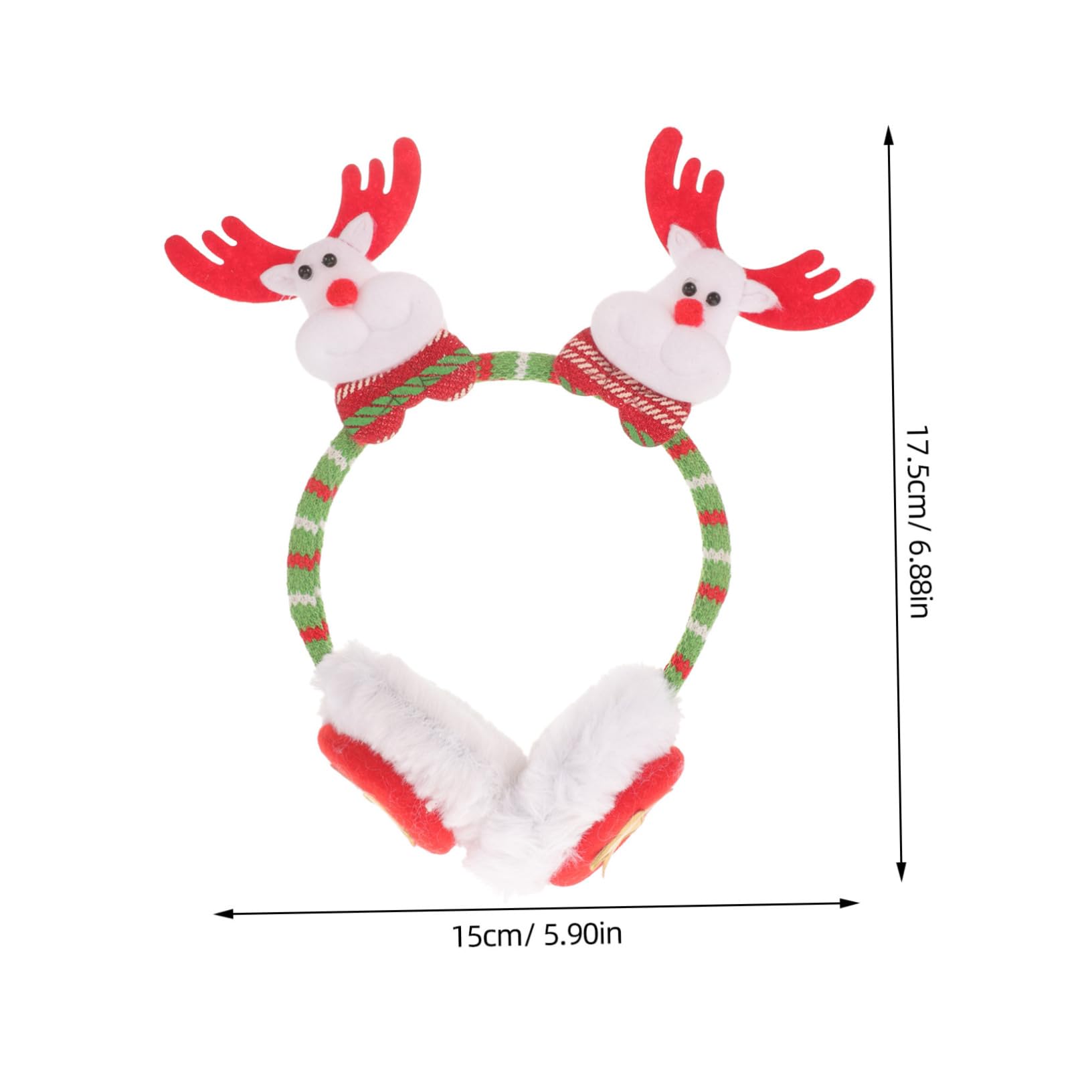 Veemoon Earmuffs for Boys and Girls Girls Winter Elk Earmuffs Christmas Ear Warm Outdoor Headwear