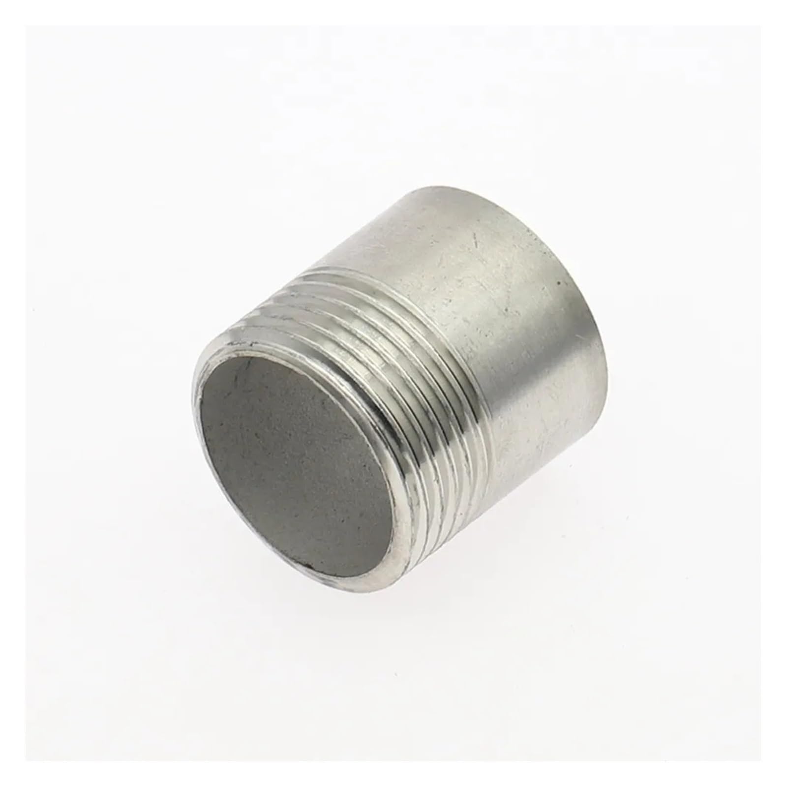 RUAJOGYNVM SS 304 Stainless Steel Water Pipe Fitting 1/8" 1/4" 3/8" 1/2" 3/4" 1" 1-1/4" 1-1/2" Male Female Threaded Straight Pipe Fitting(1T Male Threaded,DN15) RUAJOGYNVM