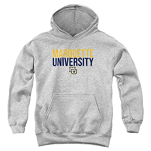 Marquette University Official Stacked Youth Kids Boy/Girls Pull-Over Hoodie Sweatshirt - Main Image