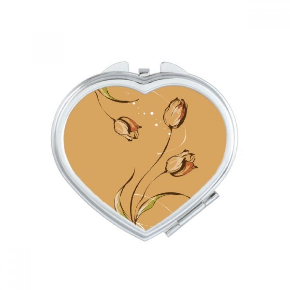 Miroir compact maquillage portable haut de gamme fait main
