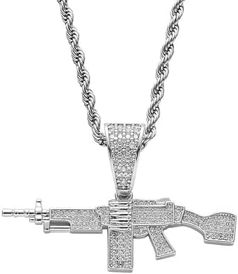 Ciondolo Kool Aid Ghiacciato Da 9 Mm/24", Catena Cubana In Acciaio Inossidabile Da 30", Collana Hip Hop - Italia - Foto 2