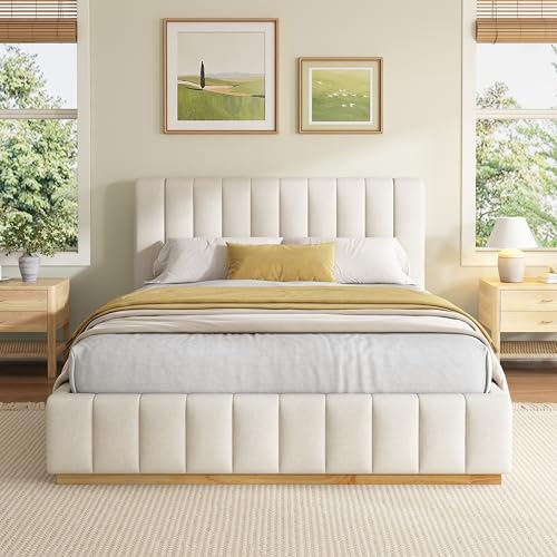 Christopher Knight Home Oliver Fabric Upholstered Queen Size Bed Frame