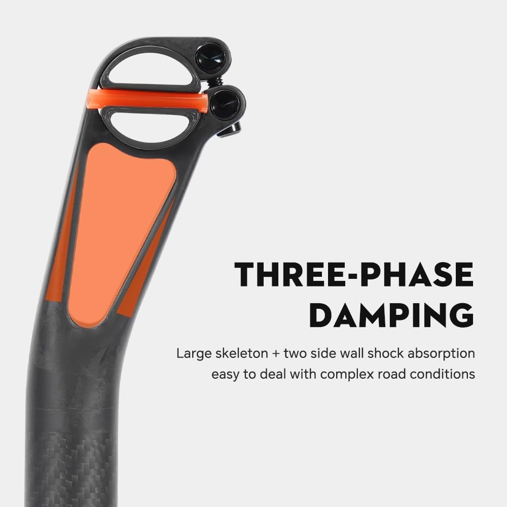 Tige de Selle vélo pour TOSEEK Tolooking 27.2/30.9/31.6MM, Décalage 5MM 25MM Suspension Tige De