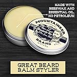 Mountaineer Brand Unscented Natural Mustache Wax | Strong and Extra Firm Hold | Made in West Virginia | Smooths, Conditons, Styles | Organic Moustache Balm | 2oz - Image 2