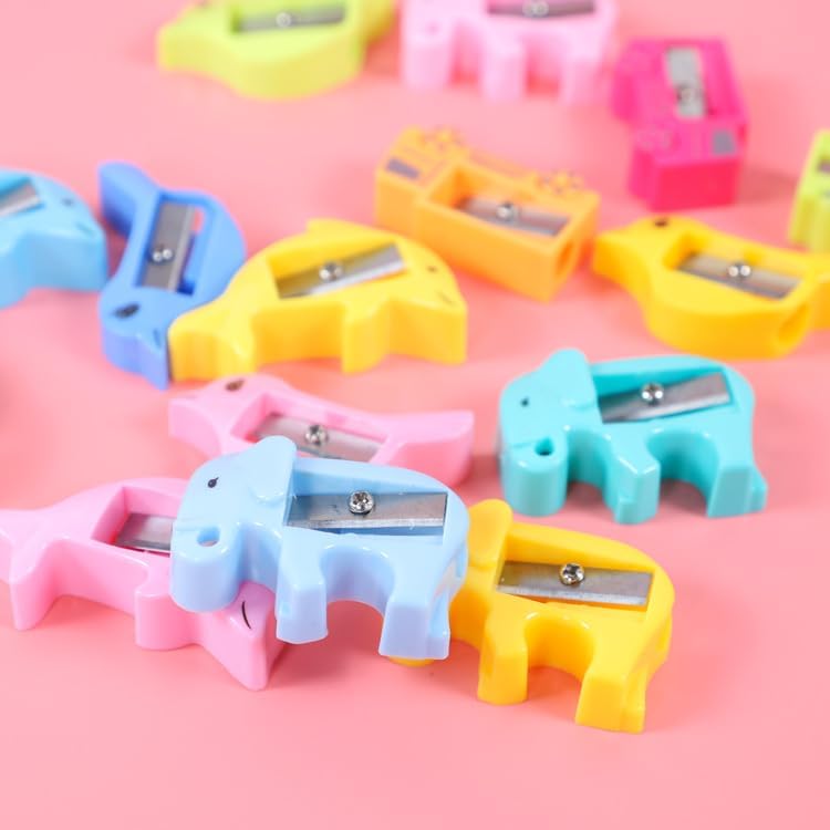 X Hot Popcorn 50 Pcs Pencil Sharpeners Bulk, Plastic Small Pencil Sharpener image 4