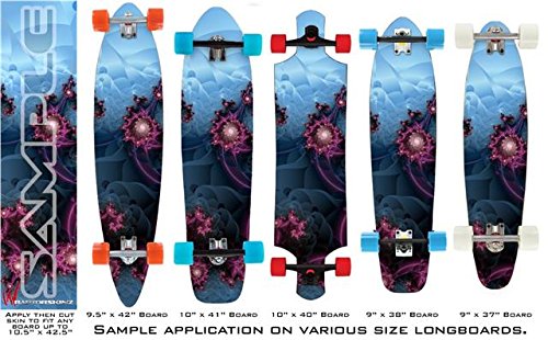 Castle Mount - Decal Style Vinyl Wrap Skin fits Longboard Skateboards up to 10