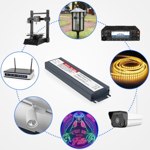 60W LED Driver 12V Power Supply 5A, Waterproof IP67 LED Adapter Transformer - Image 6