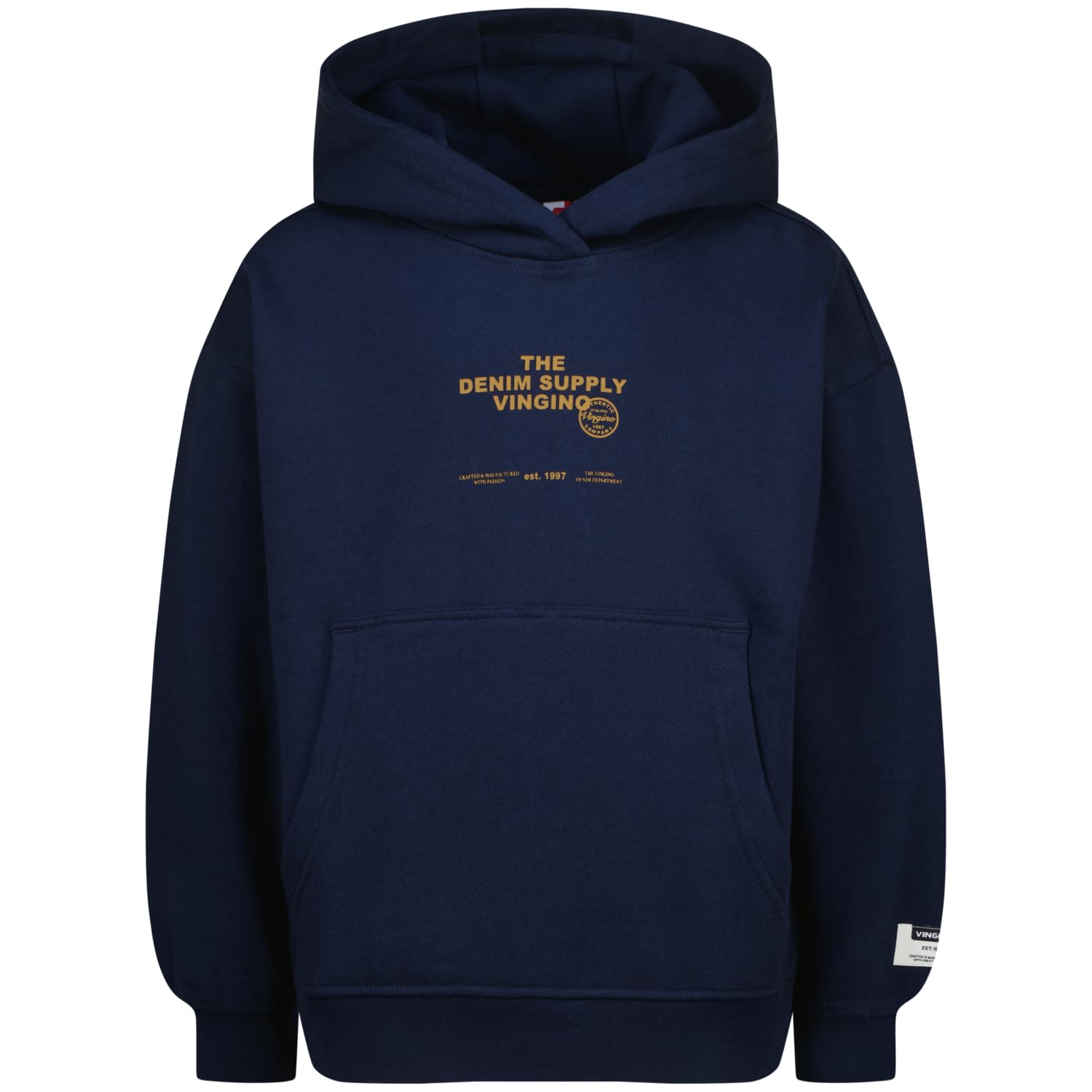 Sweater Vingino pull en coton bleu foncé taille 14 ans style urbain - 3