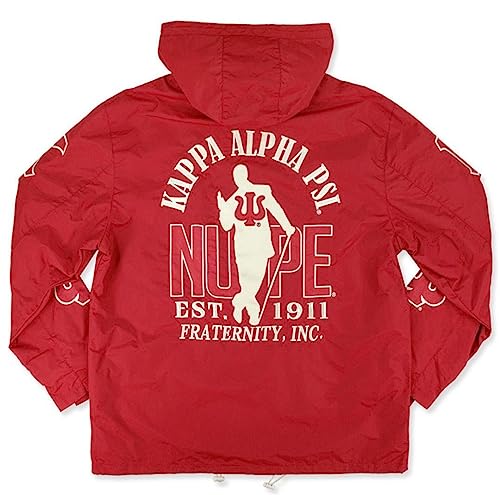 Kappa Alpha Psi M8 Windbreaker Jacket Crimson Red2