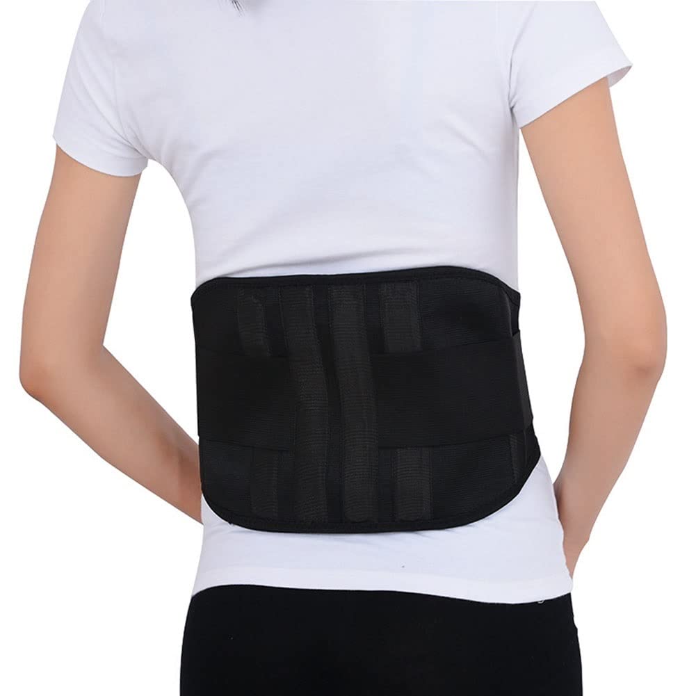 Tutore Lombare con Cuscinetto Lombare autoriscaldante Sollievo dal Mal di Schiena per Uomini e Donne Cintura di Supporto Lombare per dolori alla Sciatica Supporto Lombare per Sollevamento p