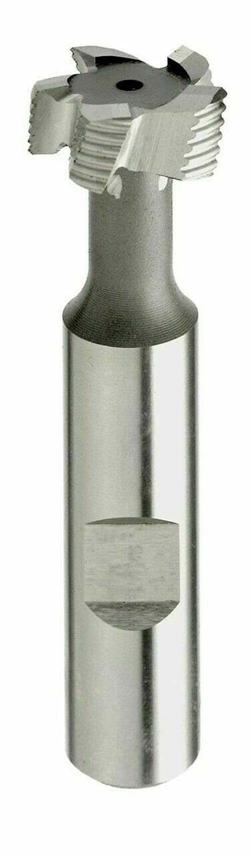 HSSE - Fresa de ranura en T tipo NR 12,5-40 mm para desbaste DIN 851B, Z=6/8 HB, tamaño: 19,0 x 9 x 70 - d2=12 mm Z=6