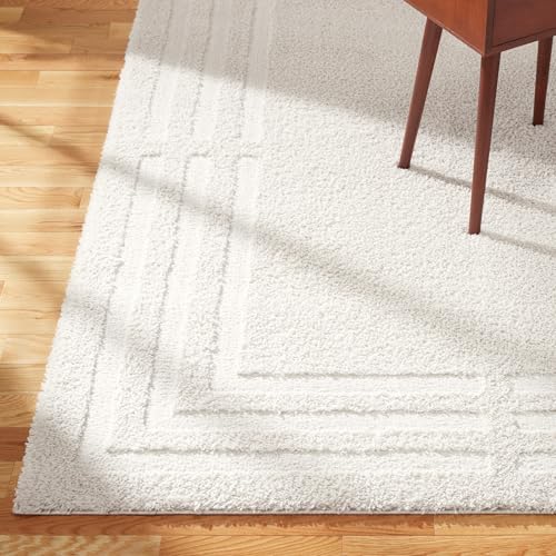 Tapete decorativo beige 144x108 cm estilo moderno miniatura 5