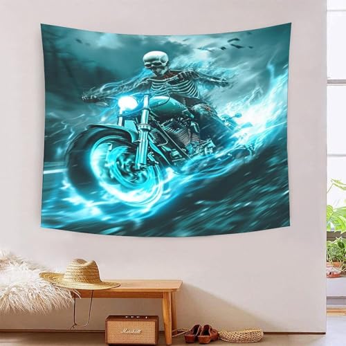 Tapisserie vélo hors route 3D pour déco salon et chambre dortoir