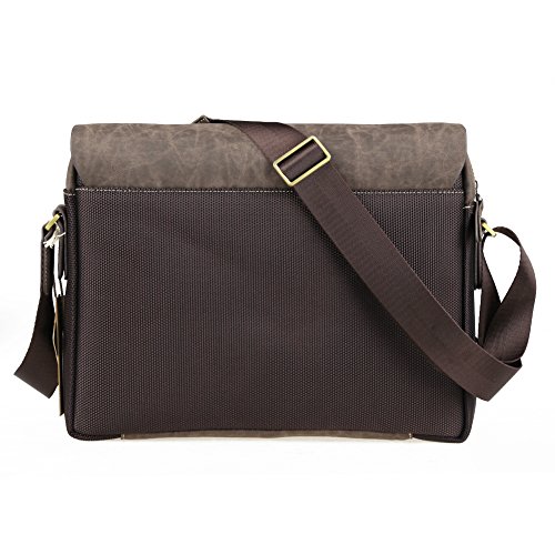 Koolertron, Borsa a spalla uomo marrone Brown