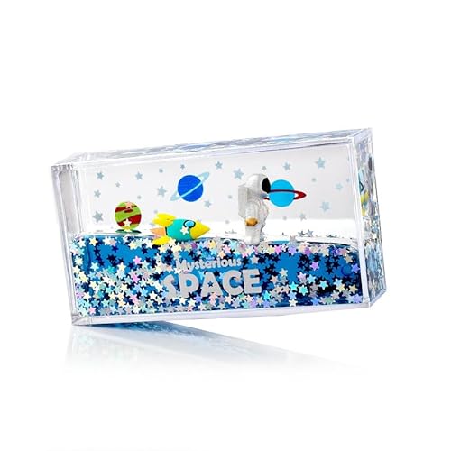 水時計 オイルタイマー 水時計 カワイイ 宇宙飛行士柄 砂時計 面白い 癒し 油滴 液体タイマー オイルモーション アクリル カラフル 卓上 装飾品 癒しグッズ クリエイティブ 置き物 女の子 男の子 ギフト