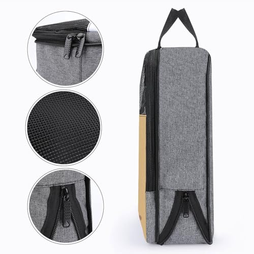Bolsa organizadora de zapatos de viaje impermeable con cremallera 5