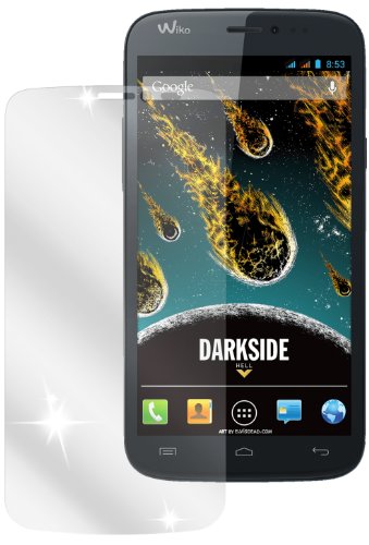 dipos I 2X Schutzfolie klar kompatibel mit Wiko Darkside Folie Bildschirmschutzfolie