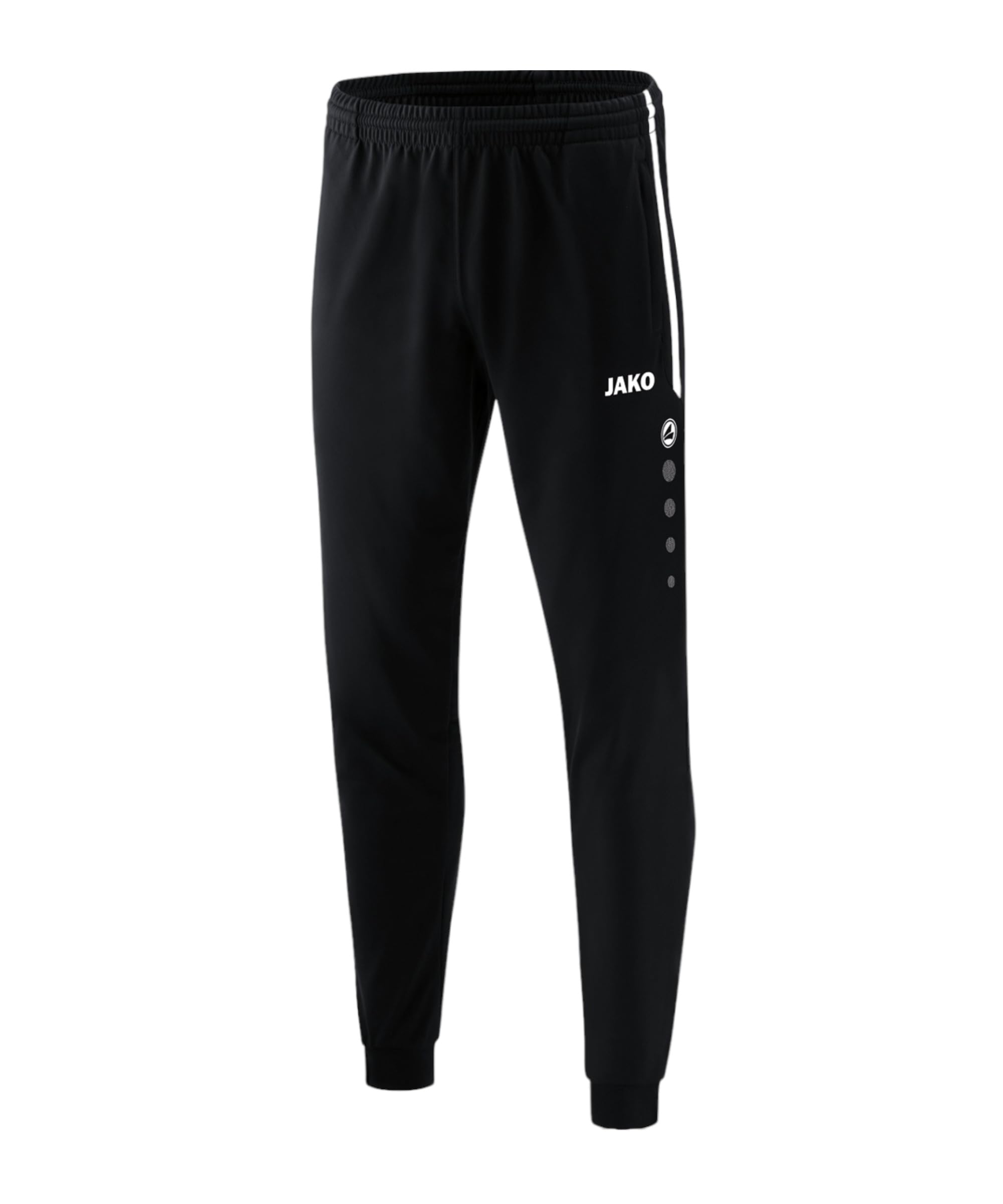 JAKO Men's Competition 2.0 Polyester Trousers, Mens, Polyester Trousers., 9218, Black, XXL